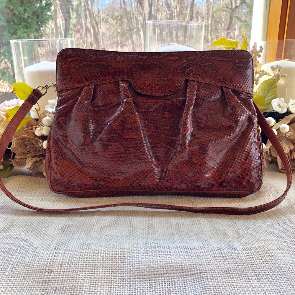 Vintage Rosenfeld Snake Skin Purse